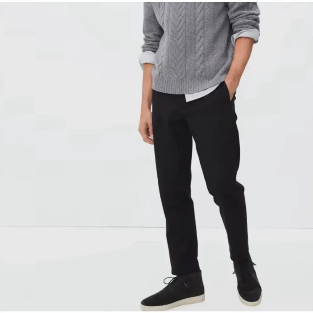 Everlane Desert Chukka Sneaker Boot Pebble Suede Leather Casual Black NIB 7